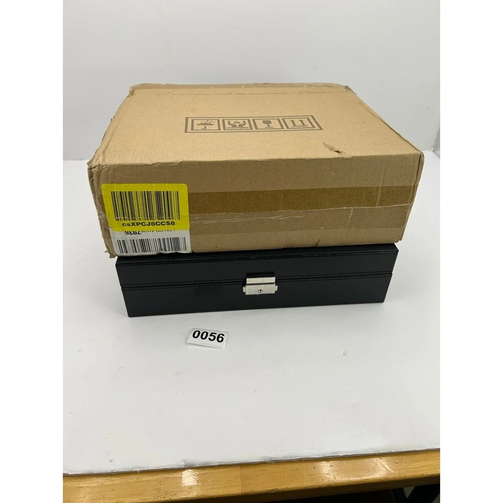 Watch Jewelry Box‎ Organizer Unisex OS Black New